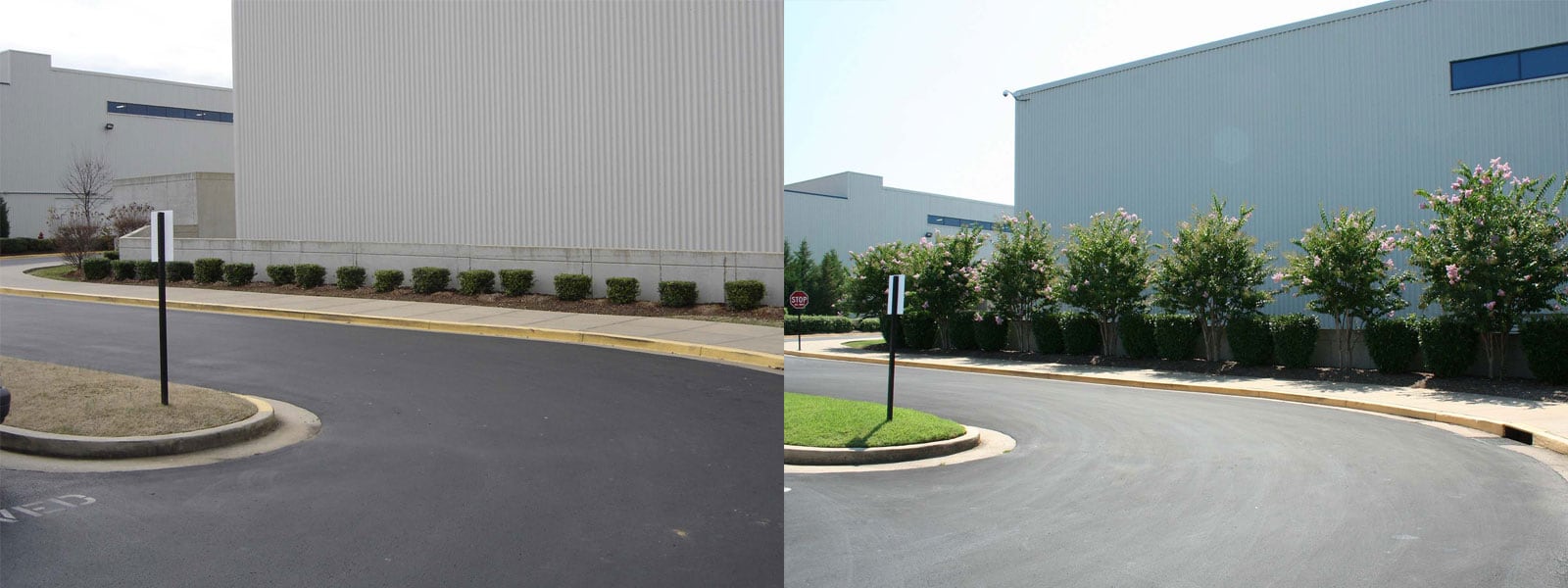 Commercial Landscaping Before and After