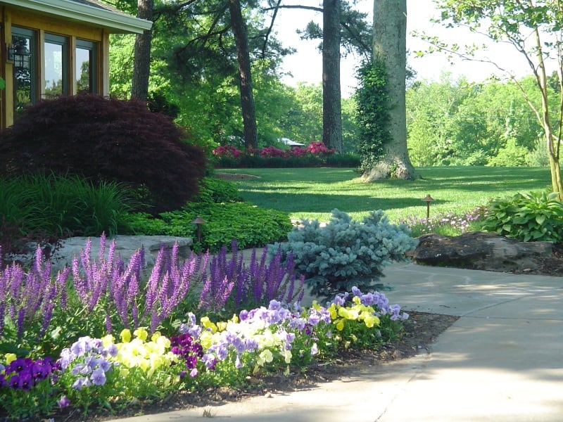 residential landscaping project